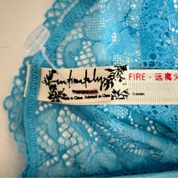 Free People Bright Eyes Bralette Tropical Blue - Picture 4 of 6